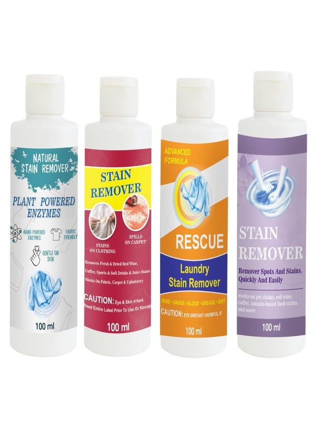 مجموعة مزيلات بقع توفوس للقمصان، مزيل بقع أحمر، برتقالي، وبنفسجي | محلول تنظيف متعدد الأسطح للملابس والأقمشة والمفروشات (100 غرام لكل عبوة) - Image 1